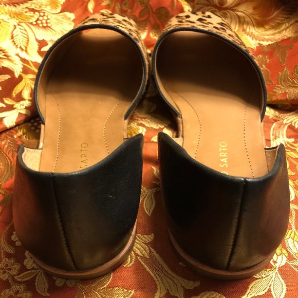 Leopard Print & Leather Flats (Size 8.5) - Picture 6 of 9